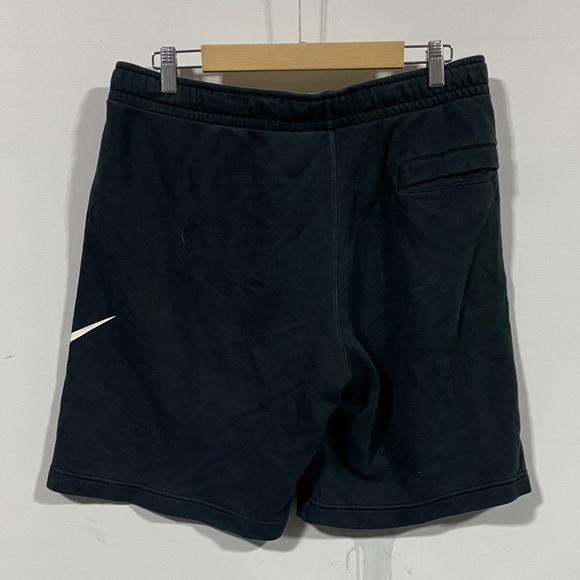 Nike Black Athletic Shorts with White Swoosh - Picture 3 of 3